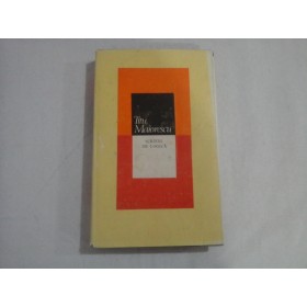 SCRIERI DE LOGICA  -  TITU MAIORESCU